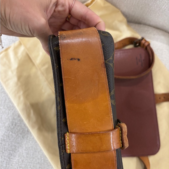 Authentic Louis Vuitton cartouchiere GM monogram crossbody vintage - Picture 12 of 13